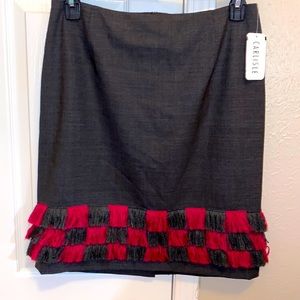 Carlisle fringe skirt